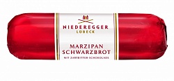 Батончик NIEDEREGGER "Черный хлеб" марципановый в черном шоколаде 75г*20