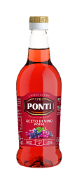 Уксус PONTI винный красный 6% /пэт/ 0,5л*12
