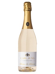 Шампанское CARL JUNG BLANC DE BLANC белое полусухое безалкогольное /стекло/ 0,75л*6