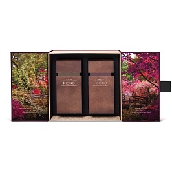 Набор KIOKO WOOD ESSENCE AMETHYST Assam & Sakura в тубусах (2вида х100г) 200г*4