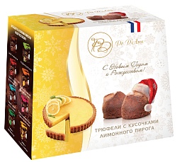 Трюфель MATHEZ c кусочками пирога и лимоном /картон/ 160г*12