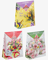 Чай HILLTOP "Цейлонское Утро" (сердечки) чёрный /картон/ 50г*18