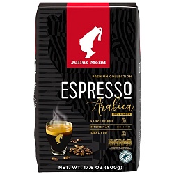 Кофе JULIUS MEINL Vienna Espresso Arabica (Грандэ Эспрессо) в зернах /пакет/ 500г*12