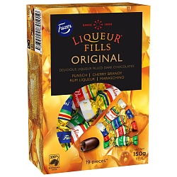 Конфеты FAZER Liqueur Fills с ликерной начинкой /картон/ 150г*12