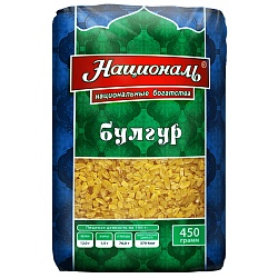 Булгур НАЦИОНАЛЬ для плова, гарниров, салатов /пакет/ 450г*6