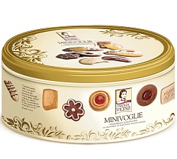 Печенье VICENZI BISCOTTI [5553] Minivoglie Ассорти /жесть/ 500г*12