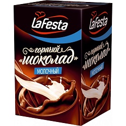 Горячий шоколад LA FESTA "Молочный" (22гх10шт.) /картон/ 220г*6
