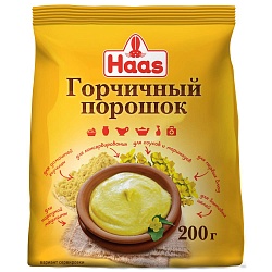 Порошок HAAS Горчичный /пакет/ 200г*9