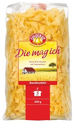 Макароны 3 GLOCKEN Die mag ich Лапша короткая прямая Bаndnudeln 500г*10