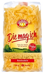 Макароны 3 GLOCKEN Die mag ich Лапша короткая прямая Bаndnudeln 500г*10