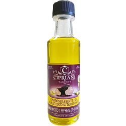 Масло CIPRIANI TARTUFI трюфельное с чёрным (летним) трюфелем /стекло/ 100мл*12
