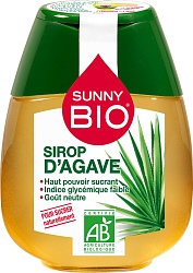 Сироп SUNNY Via Агавы БИО, диспенсер (пластик) 250г/180мл*10