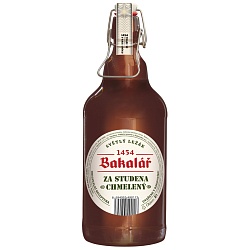 Пиво BAKALAR DRY HOPPED 5,2% светлое холодного охмеления картонная упаковка /стекло/ 2л*1