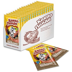 Какао-напиток КАКАО-ПАНДА быстрорастворимый порционный 20г*20