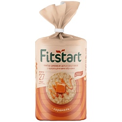 Хлебцы FITSTART рисовые Карамель 100г*12