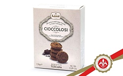 Печенье LENZI Cioccolosi сдобное Какао и Шоколад /картон/ 150г*12