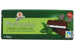 Шоколад BOHME тёмный с мятной начинкой 62% 100г*20
