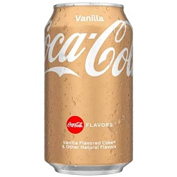 Напиток COCA-COLA VANILLA (США) сильногазированный /жесть/ 0,355л*12