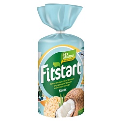 Хлебцы FITSTART рисовые Кокос 100г*12