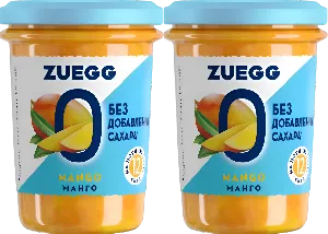 Набор Конфитюр ZUEGG Zero Манго БЕЗ САХАРА 220г*2штуки