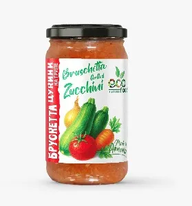 Брускетта ECOFOOD Цукини на гриле /стекло/ 350г*6 Брускетта ECOFOOD Цукини на гриле /стекло/ 350г*6
