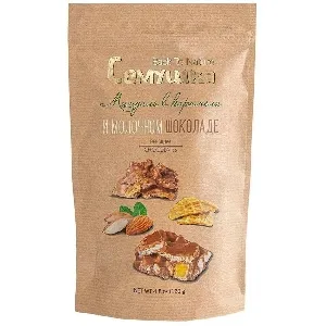 Миндаль "КАРАМЕЛЬ" в карамели и молочном шоколаде 120г*5