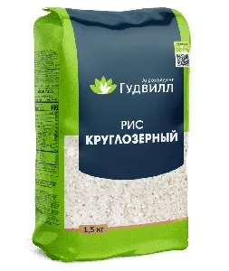 Рис АЛТАЙСКОЕ круглозёрный /пакет/ 1,5кг*6