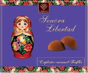 Трюфели SENORA LIBERTAD с взрывной карамелью /картон/ 120г*10