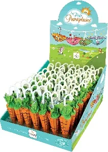 Конфеты ABTEY Фигурки из молочного шоколада, морковки (70шт*12г шоубокс) 840г*4