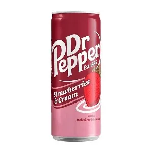 Напиток Dr. Pepper (Польша) Strawberry Cream (SLIM) газированный /жесть/ 0,33л*24 Напиток Dr. Pepper (Польша) Strawberry Cream (SLIM) газированный /жесть/ 0,33л*24