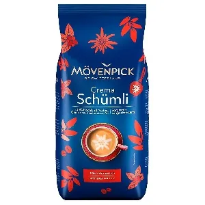 Кофе MOVENPICK (ГЕРМАНИЯ) Crema SCHUMLI зерно средней обжарки /пакет/ 1000г*4
