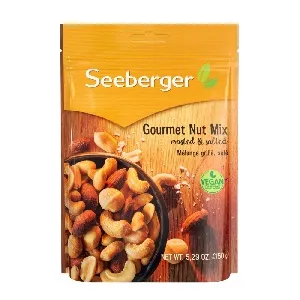 Смесь SEEBERGER SE213922 Гурме из орехов обжаренных соленых 150г*12 Смесь SEEBERGER SE213922 Гурме из орехов обжаренных соленых 150г*12