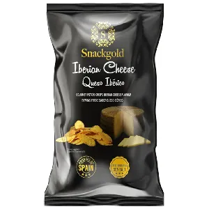 Чипсы SNACKGOLD (420049/9) из натурального картофеля со вкусом сыра Иберико 125г*9