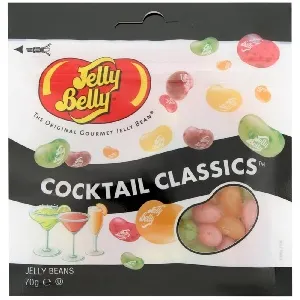 Драже JELLY BELLY COCKTAIL CLASSICS жевательное классические коктейли /пакет/ 70г*12