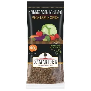 Приправа GAMARJOBA для овощей /пакет/ 40г*20