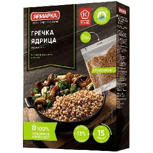 Гречка ЯРМАРКА "Отборная" ядрица (5шт*80г) 400г*15 Гречка ЯРМАРКА "Отборная" ядрица (5шт*80г) 400г*15