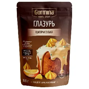 Глазурь GURMINA HONEY STORY цитрусовая 100г*10