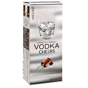 Конфеты MIESZKO CHEERS VODKA Водка с жидкой начинкой 180г*12