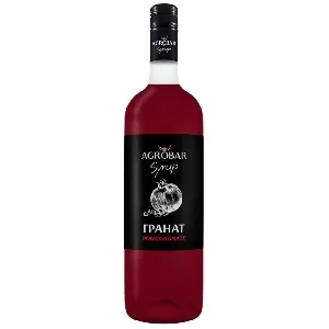 Сироп AGROBAR Гранат (Pomegranate) /стекло/ 1л*6 Сироп AGROBAR Гранат (Pomegranate) /стекло/ 1л*6