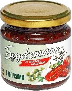 Брускетта ECOFOOD из вяленых томатов с каперсами /стекло/190г*6
