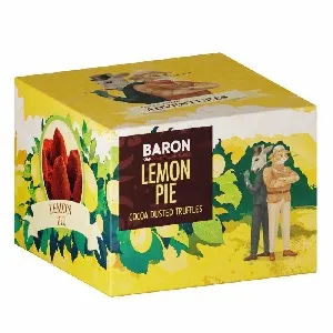 Трюфели BARON французские со вкусом лимонного пирога 100г*9 Трюфели BARON французские со вкусом лимонного пирога 100г*9