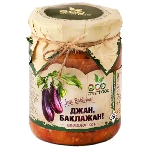 Овощное соте ECOFOOD Джан, Баклажан! /стекло/ 520г*6 Овощное соте ECOFOOD Джан, Баклажан! /стекло/ 520г*6
