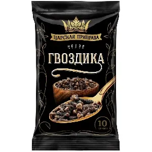 Приправа ЦАРСКАЯ ПРИПРАВА "Гвоздика целая" /пакет/ 10г*20