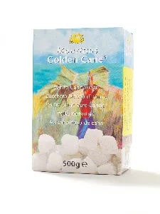 Сахар GOLDEN CANE тростниковый белый кусковой рафинированный неформованный /картон/ 500г*12