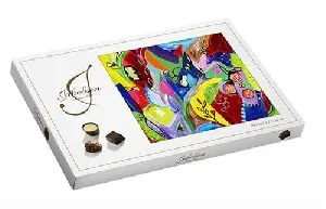 Конфеты JAKOBSEN шоколадные Artbox /картон/ 255г*5