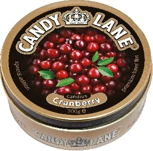 Леденцы CANDY LANE Клюква 200г*24