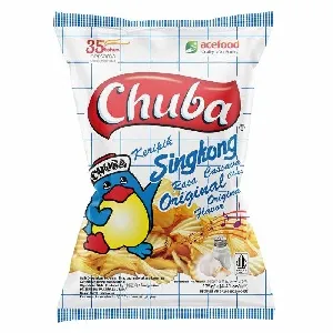 Чипсы Chuba рифлёные из кассавы классические 125г*16