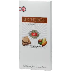 Шоколад BUCHERON BLANC EDITION молочный с орехами /картон/ 85г*10