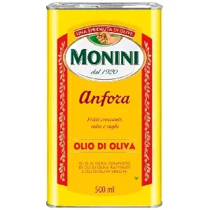 Масло MONINI Anfora оливковое рафинированное с добавлением нерафинированного /жесть/ 0,5л*6