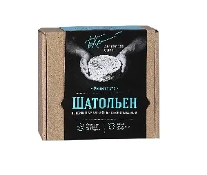 Сыр БЕЛЫЙ КАМЕНЬ выдержанный (твердый) с белой плесенью Шатольен ~120г*12 Сыр БЕЛЫЙ КАМЕНЬ выдержанный (твердый) с белой плесенью Шатольен ~120г*12